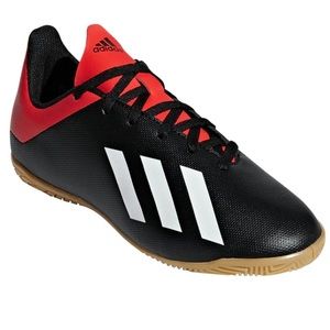 NWT Adidas Indoor Soccer Shoes - Red - size 5 (women’s 6.5/7)